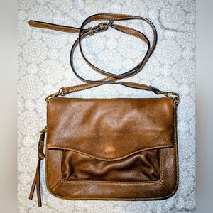 Moda Luxe Tan Crossbody Bag